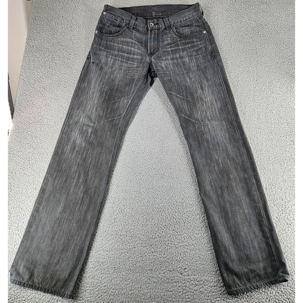 Levis 514‎ Jeans Mens 32x34 Gray Slim Straight Classic Denim Oversized Baggy Y2K